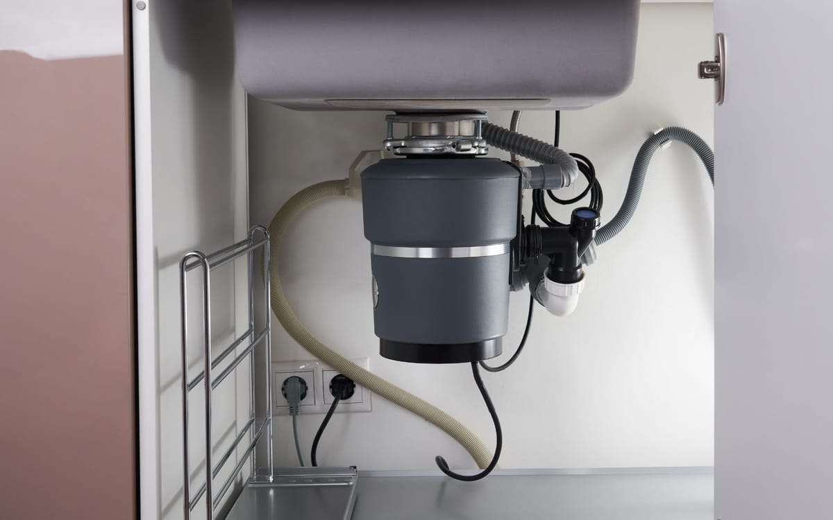 Garbage disposal treated to a long life